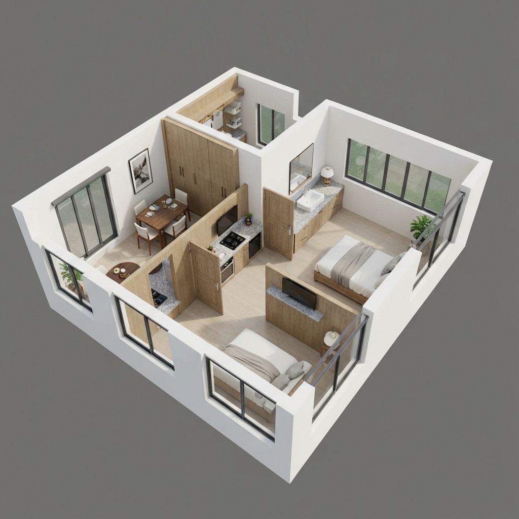 2BHK Compact Design
