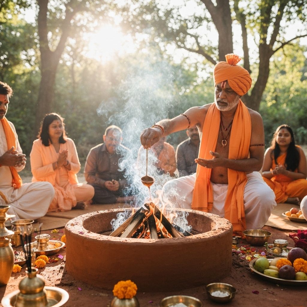 Traditional hindu ceremony