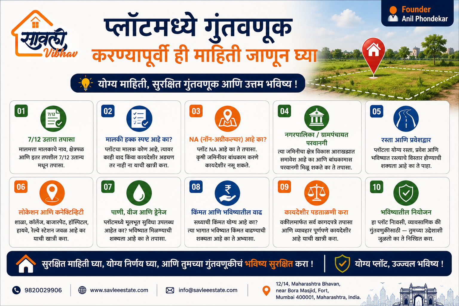 प्लॉटमध्ये गुंतवणूक करण्यापूर्वी ही माहिती जाणून घ्या